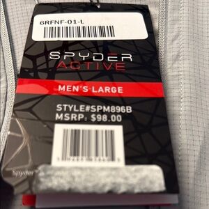 Spyder Active Men's Large Jacket in Gray